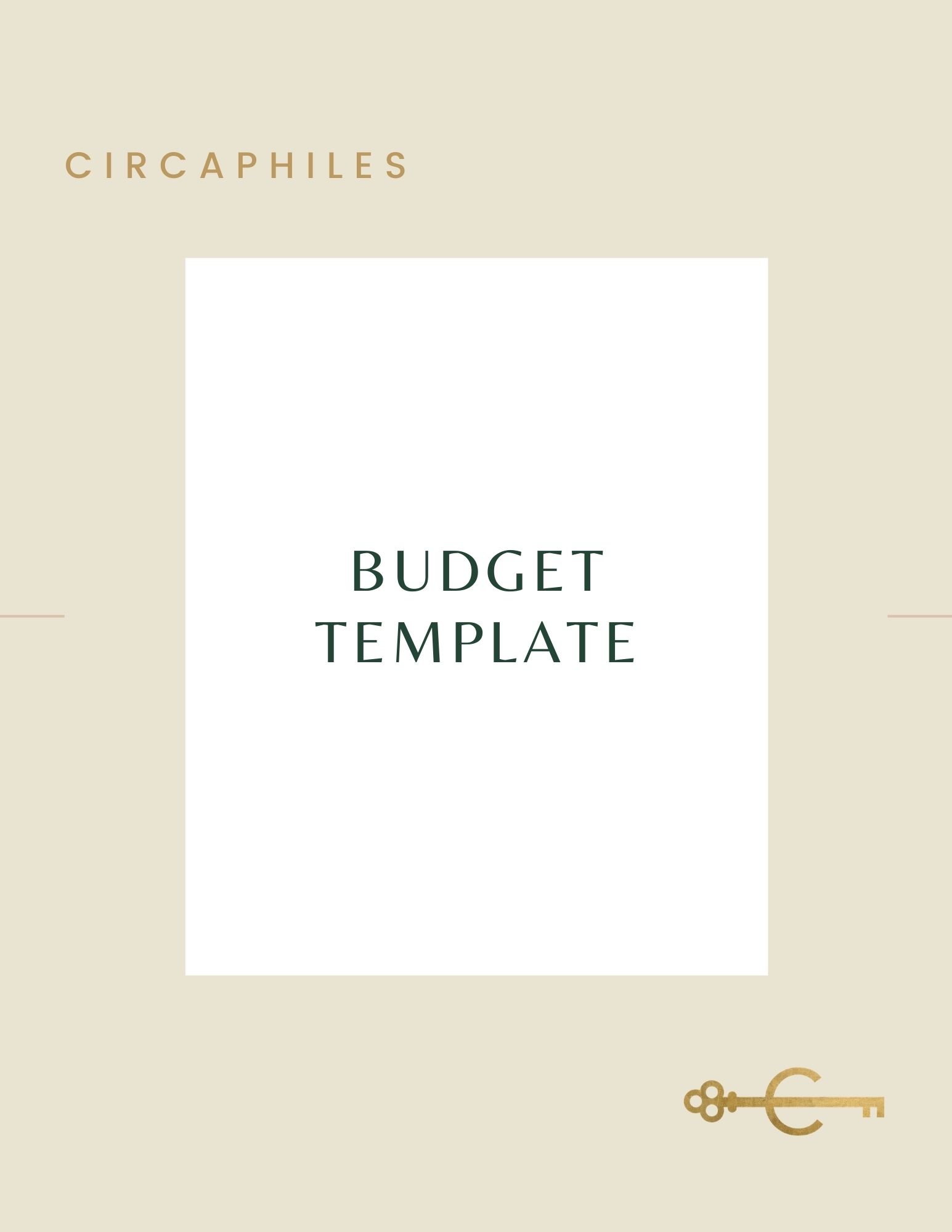 Budget Template