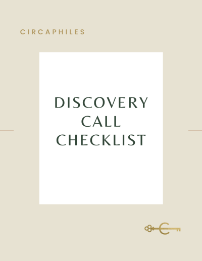 Discovery Call Checklist