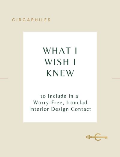 What I Wish I Knew to Include in a Worry-Free, Ironclad Interior Design Contract